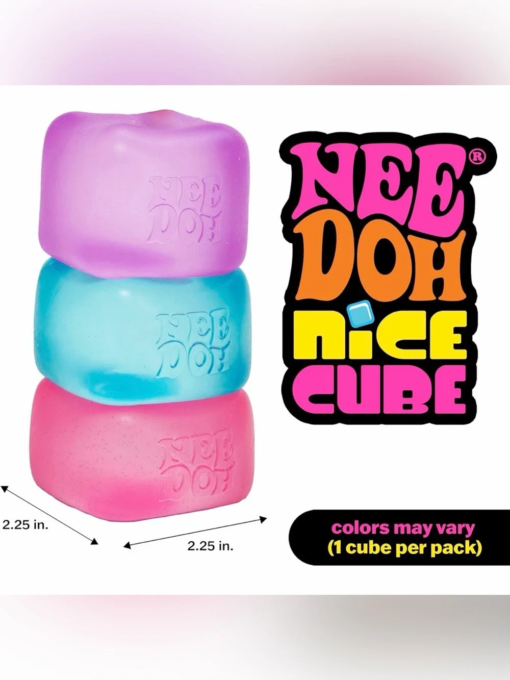 Schylling NeeDoh Original - Sensory Fidget Toy - Colors May Vary